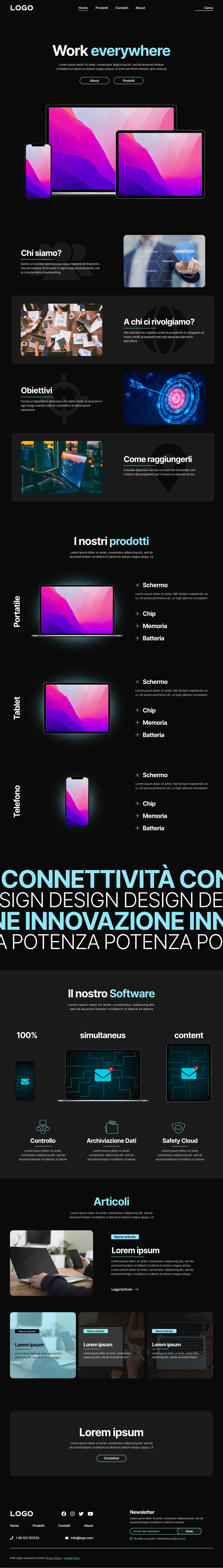 homepage progetto ilas
